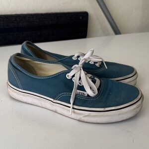 Vans Blue and White Women's Sneakers
